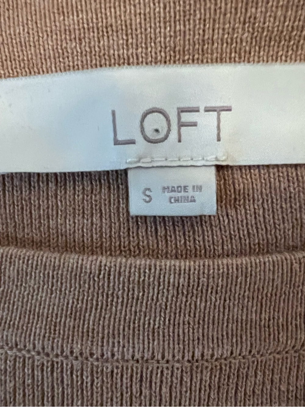 LOFT Sweater with overlapping split-back - Picture 3 of 3